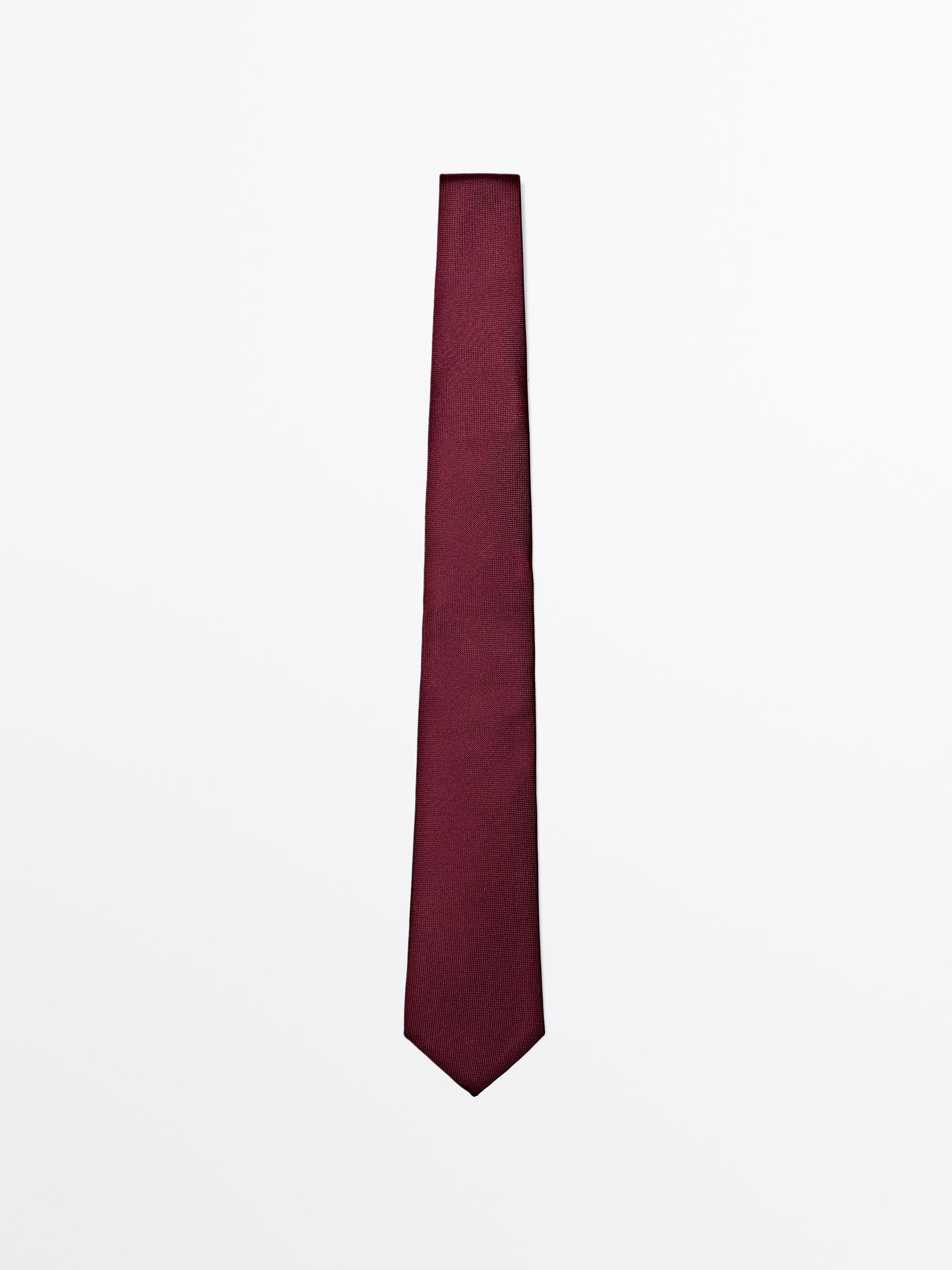 100% silk textured tie